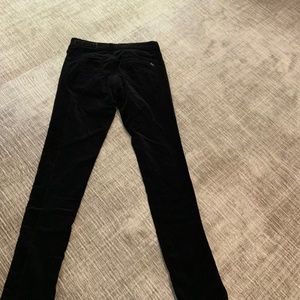 Rag & Bone Black Velvet Jean Size 25